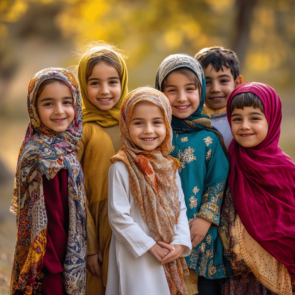 helpspyadscom A diverse group of Muslim children with strong 78494e4a 19ce 429f 97bb 03407a4956b8 3