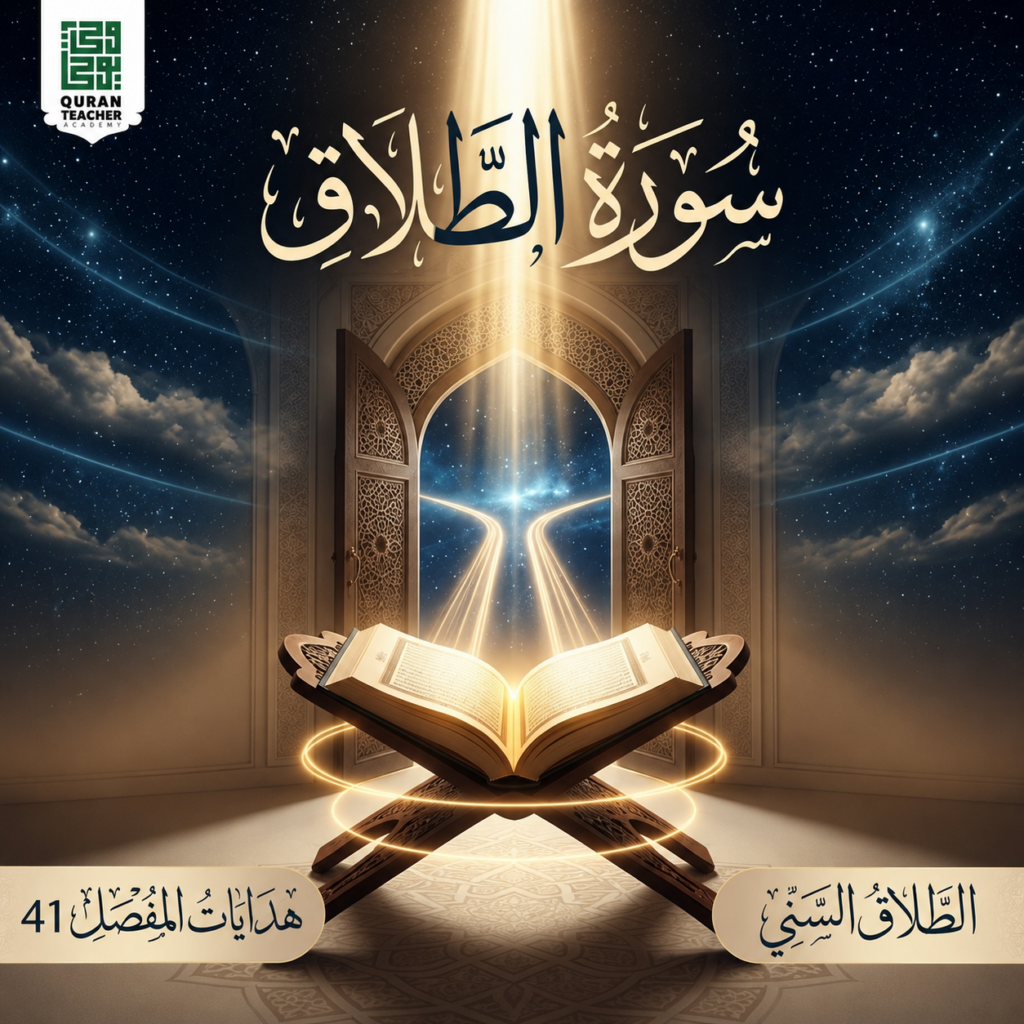 هدايات وتدبر ومعاني سورة الطلاق