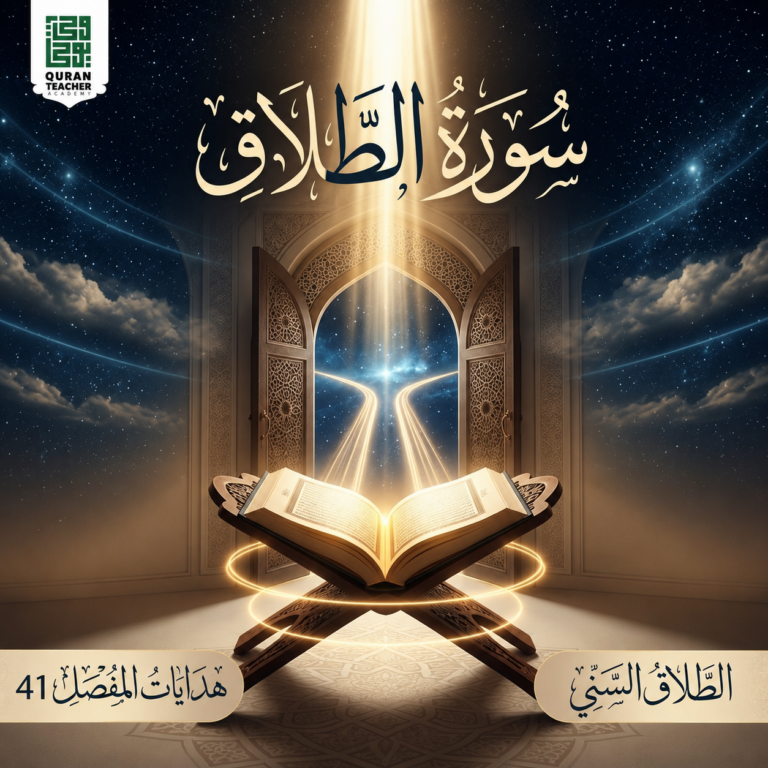 هدايات وتدبر ومعاني سورة الطلاق